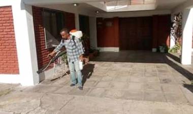 Se Realizaron Fumigaciones en Varias Escuelas de Sauce.