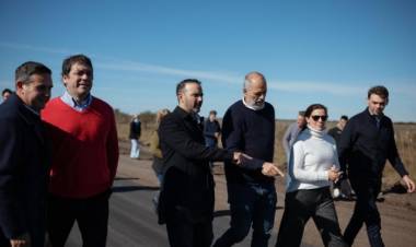 Juan Pablo Valdés visito la Ruta Nº 126