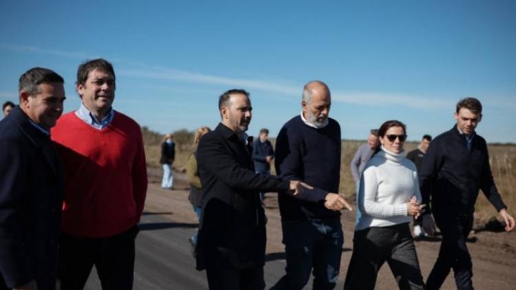 Juan Pablo Valdés visito la Ruta Nº 126