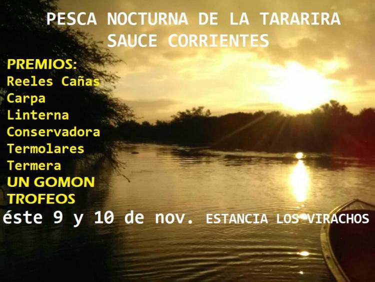 TORNEO DE PESCA NOCTURNA DE LA TARARIRA