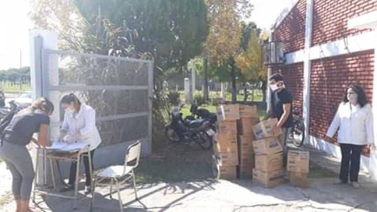 Entregaron Módulos Alimenticios.