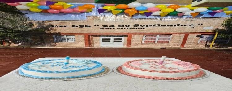 Escuela “24 de Setiembre”, Celebrando su Aniversario.
