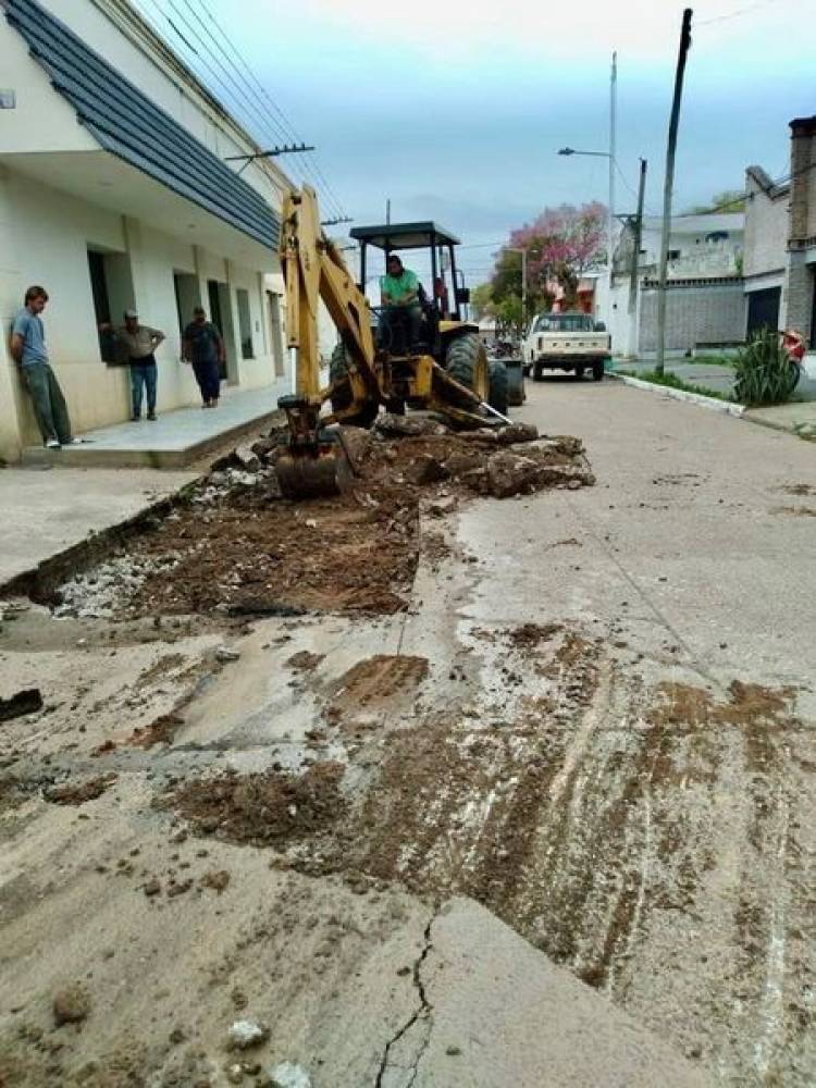 Bacheos en Calles.